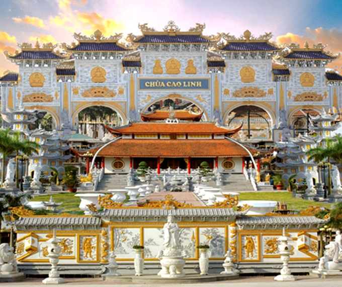 DU LICH DEN BA DE CHUA DU HANG CHUA DO CHUA CAO LINH BACH DANG GIANG 1 NGAY